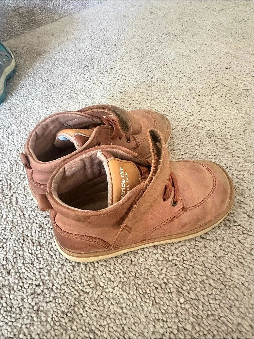 Stride Rite Kids Pink Ankle Boots Size 7.5